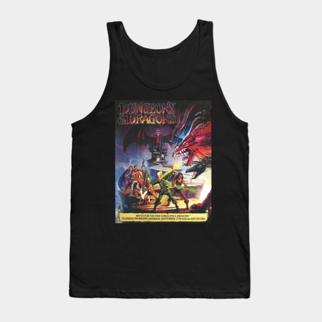 Dungeons and Dragons Tank Top by The Basement Podcast